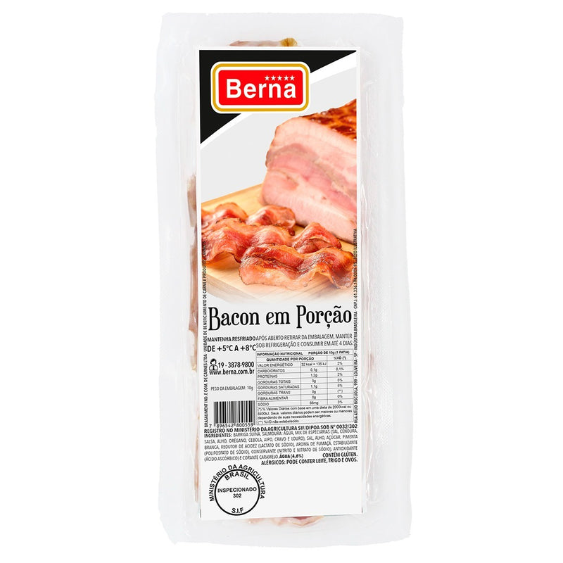 Bacon Berna em porção 350g