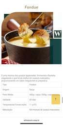 Blend Queijos Fondue Witmarsum 500G - Berna Moema Shop