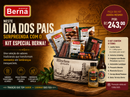 Kit Especial Dia dos Pais Berna | Presente Gourmet com Bolsa Térmica