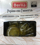 Pepino Fatiado em Conserva 360g - Berna Moema Shop