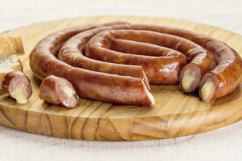 Linguiça Mista com Queijo Provolone Cozida  – Caracol  2,4 Kg